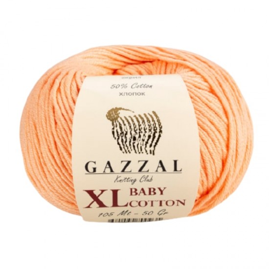Gazzal Baby Cotton XL Yavruağzı El Örgü İpi 3412