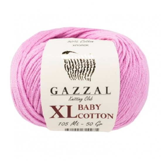 Gazzal Baby Cotton XL Koyu Lila El Örgü İpi 3422