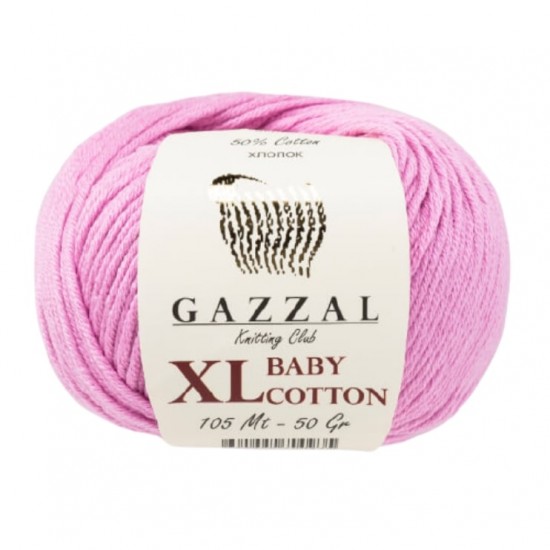 Gazzal Baby Cotton XL Koyu Lila El Örgü İpi 3422 Gazzal Baby Cotton XL Koyu Lila El Örgü İpi 3422