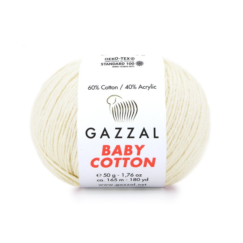 Gazzal Baby Cotton Bej El Örgü İpi 3437 Gazzal Baby Cotton Bej El Örgü İpi 3437