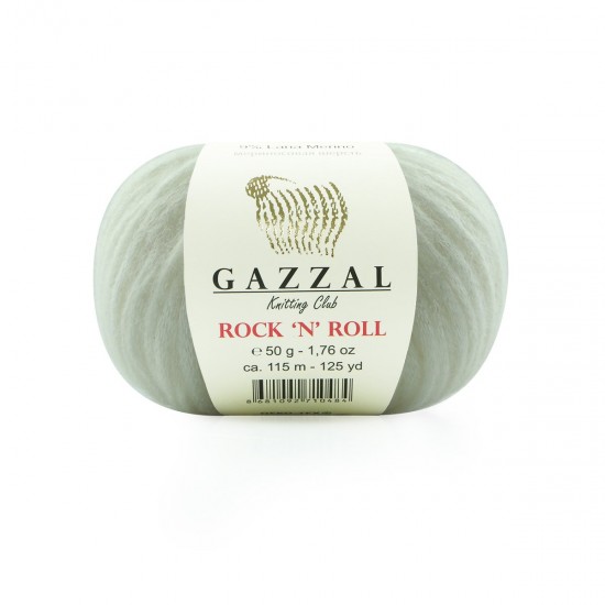 Gazzal Rock 'N' Roll Krem El Örgü İpi 13733 Gazzal Rock 'N' Roll Krem El Örgü İpi 13733