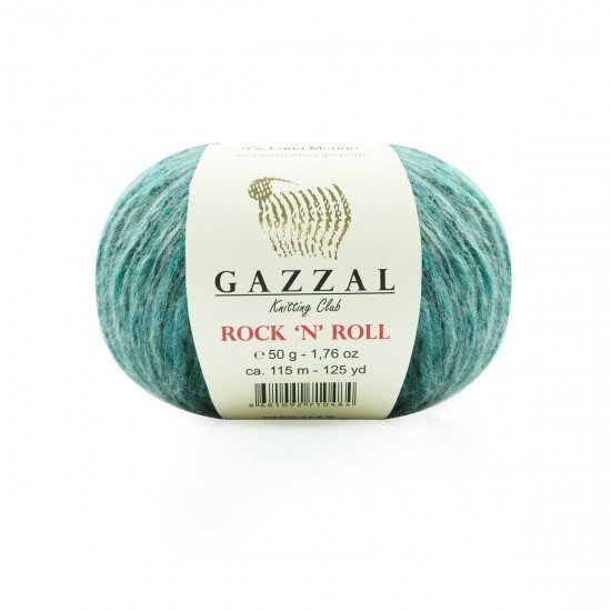 Gazzal Rock 'N' Roll Yeşil El Örgü İpi 13901 Gazzal Rock 'N' Roll Yeşil El Örgü İpi 13901