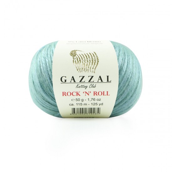 Gazzal Rock 'N' Roll Buz Mavi El Örgü İpi 13903 Gazzal Rock 'N' Roll Buz Mavi El Örgü İpi 13903