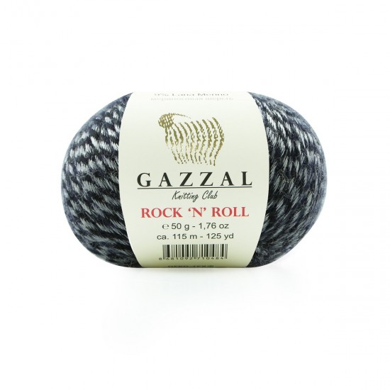 Gazzal Rock 'N' Roll Ebruli El Örgü İpi 13953 Gazzal Rock 'N' Roll Ebruli El Örgü İpi 13953