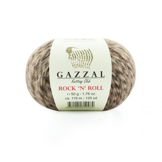Gazzal Rock 'N' Roll Ebruli El Örgü İpi 13955 Gazzal Rock 'N' Roll Ebruli El Örgü İpi 13955