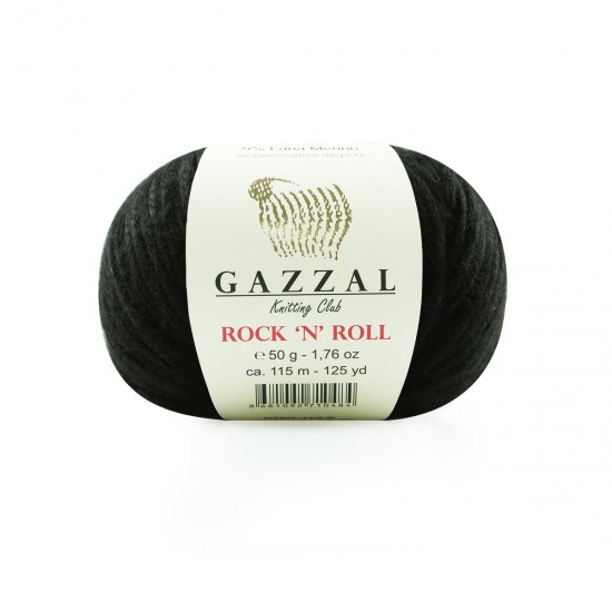 Gazzal Rock 'N' Roll Siyah El Örgü İpi 4215 Gazzal Rock 'N' Roll Siyah El Örgü İpi 4215