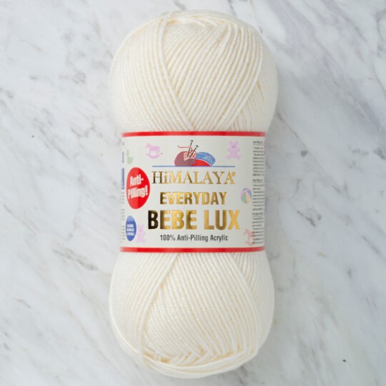Himalaya Everyday Bebe Lux Krem El Örgü İpi 70402 Himalaya Everyday Bebe Lux Krem El Örgü İpi 70402