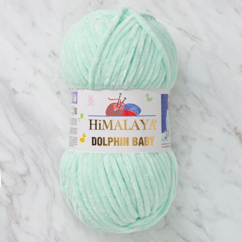 Himalaya Dolphin Baby Su Yeşili Kadife El Örgü İpi 80307 Himalaya Dolphin Baby Su Yeşili Kadife El Örgü İpi 80307