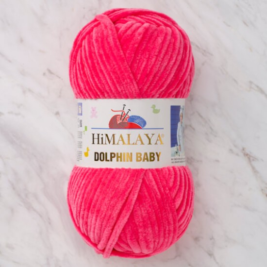 Himalaya Dolphin Baby Gelin Pembe Kadife El Örgü İpi 80324 Himalaya Dolphin Baby Gelin Pembe Kadife El Örgü İpi 80324
