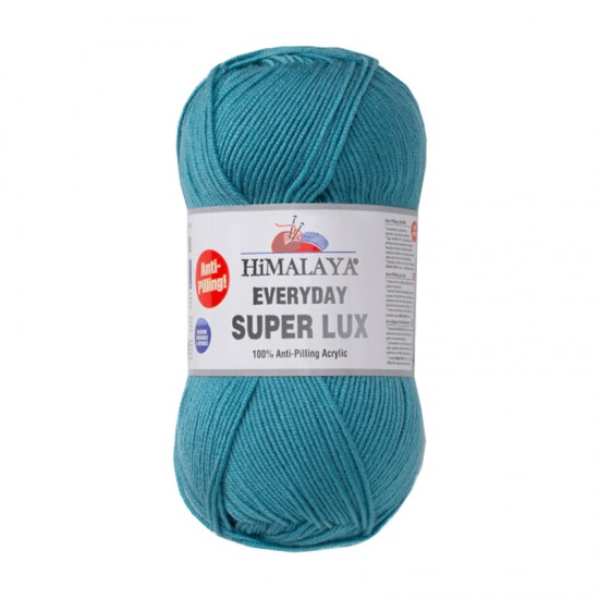 Himalaya Everyday Super Lux Turkuaz El Örgü İpi 73420 Himalaya Everyday Super Lux Turkuaz El Örgü İpi 73420
