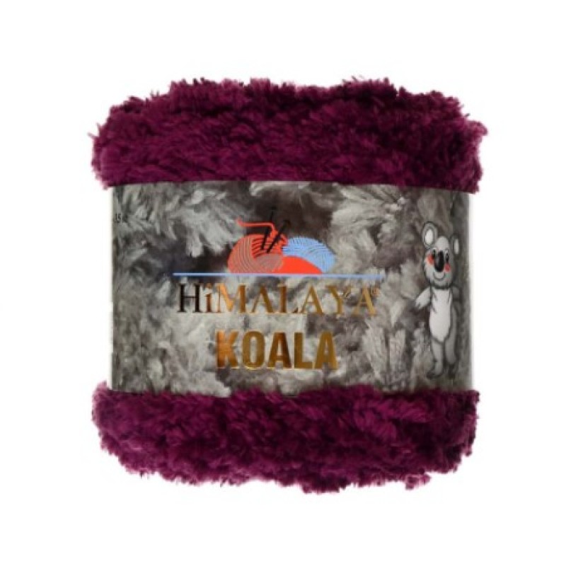 Himalaya Koala Mürdüm El Örgü İpi 75733 Himalaya Koala Mürdüm El Örgü İpi 75733