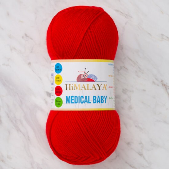 Himalaya Medical Baby Kırmızı El Örgü İpi 79233