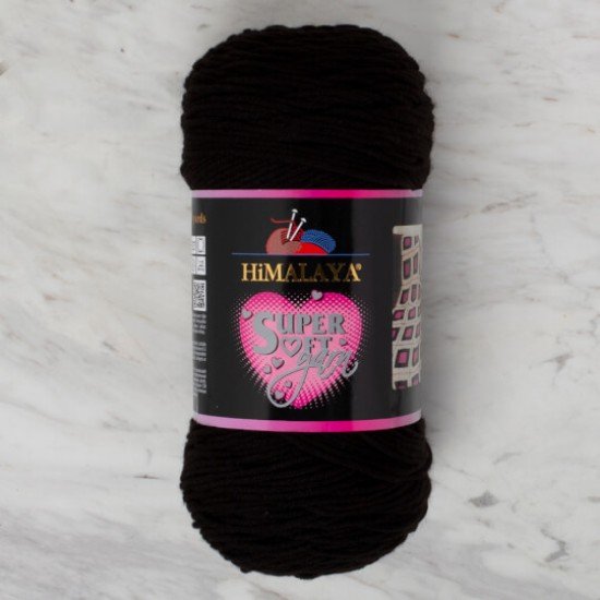 Himalaya Super Soft Yarn Siyah El Örgü İpi 80808 Himalaya Super Soft Yarn Siyah El Örgü İpi 80808