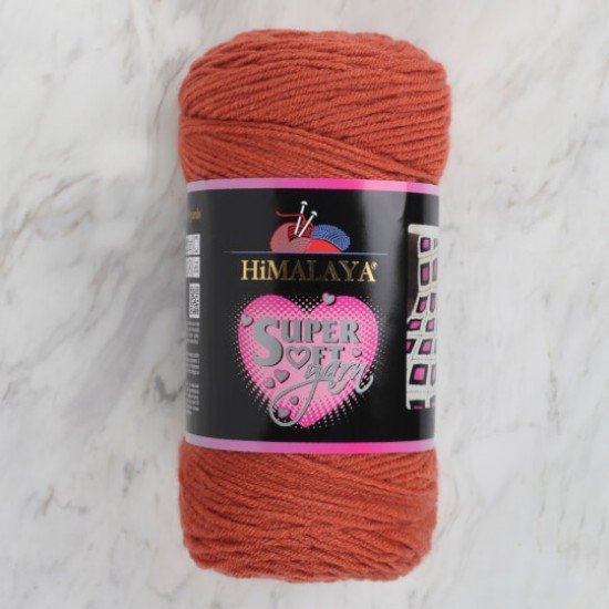 Himalaya Super Soft Yarn Kiremit El Örgü İpi 80817 Himalaya Super Soft Yarn Kiremit El Örgü İpi 80817