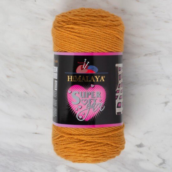 Himalaya Super Soft Yarn Koyu Hardal El Örgü İpi 80847