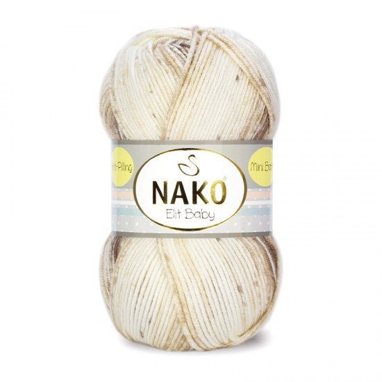 Nako Elit Baby Mini Batik El Örgü İpi 32426 Nako Elit Baby Mini Batik El Örgü İpi 32426