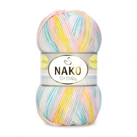 Nako Elit Baby Mini Batik El Örgü İpi 32428