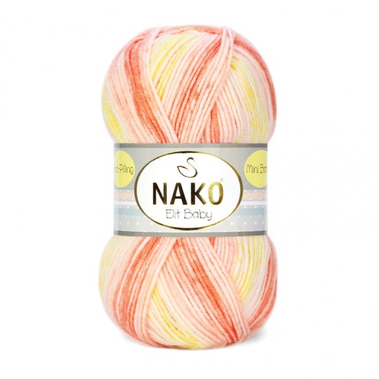 Nako Elit Baby Mini Batik El Örgü İpi 32430 Nako Elit Baby Mini Batik El Örgü İpi 32430