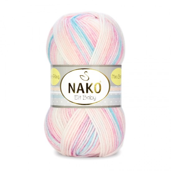 Nako Elit Baby Mini Batik El Örgü İpi 32431 Nako Elit Baby Mini Batik El Örgü İpi 32431