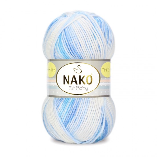 Nako Elit Baby Mini Batik El Örgü İpi 32459