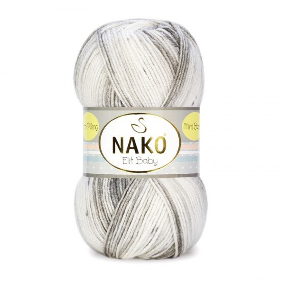 Nako Elit Baby Mini Batik El Örgü İpi 32461 Nako Elit Baby Mini Batik El Örgü İpi 32461
