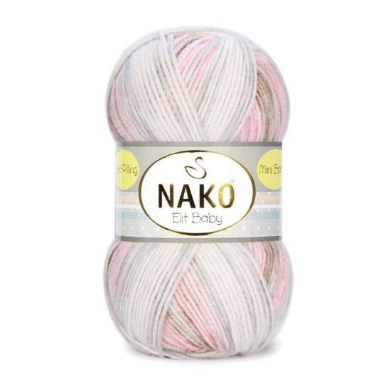 Nako Elit Baby Mini Batik El Örgü İpi 32463 Nako Elit Baby Mini Batik El Örgü İpi 32463