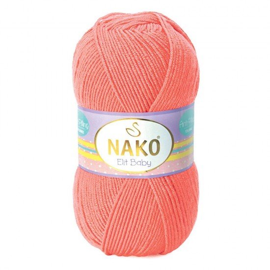 Nako Elit Baby Somon El Örgü İpi 1469 Nako Elit Baby Somon El Örgü İpi 1469