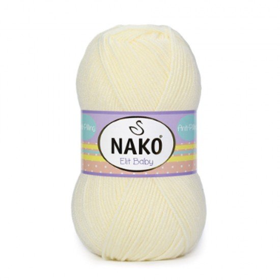 Nako Elit Baby Ekru El Örgü İpi 99064 Nako Elit Baby Ekru El Örgü İpi 99064