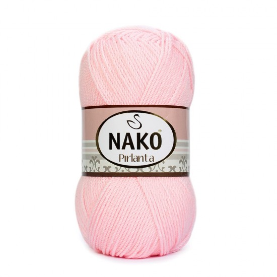 Nako Pırlanta Sindirella Pembe El Örgü İpi 4531 Nako Pırlanta Sindirella Pembe El Örgü İpi 4531
