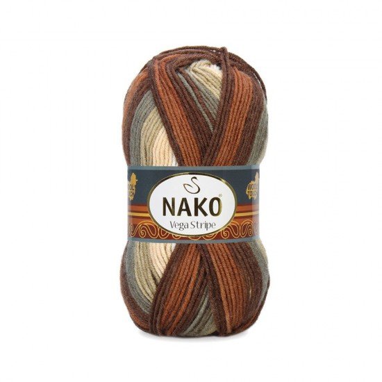 Nako Vega Stripe El Örgü İpi 82425 Nako Vega Stripe El Örgü İpi 82425