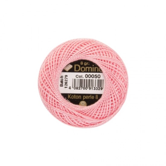 Domino Koton Perle No:8 Etamin ve Kanaviçe İpi 00050 Domino Koton Perle No:8 Etamin ve Kanaviçe İpi 00050