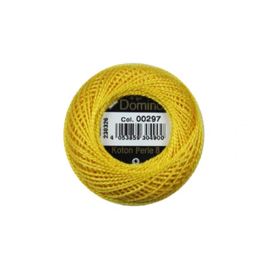 Domino Koton Perle No:8 Etamin ve Kanaviçe İpi 00297 Domino Koton Perle No:8 Etamin ve Kanaviçe İpi 00297