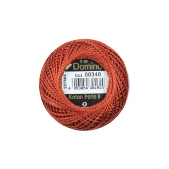 Domino Koton Perle No:8 Etamin ve Kanaviçe İpi 00340 Domino Koton Perle No:8 Etamin ve Kanaviçe İpi 00340