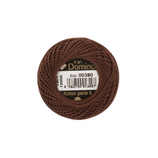 Domino Koton Perle No:8 Etamin ve Kanaviçe İpi 00380 Domino Koton Perle No:8 Etamin ve Kanaviçe İpi 00380