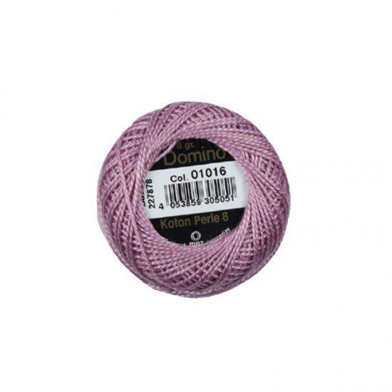 Domino Koton Perle No:8 Etamin ve Kanaviçe İpi 01016 Domino Koton Perle No:8 Etamin ve Kanaviçe İpi 01016