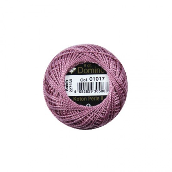 Domino Koton Perle No:8 Etamin ve Kanaviçe İpi 01017 Domino Koton Perle No:8 Etamin ve Kanaviçe İpi 01017