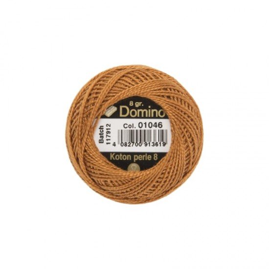 Domino Koton Perle No:8 Etamin ve Kanaviçe İpi 01046 Domino Koton Perle No:8 Etamin ve Kanaviçe İpi 01046