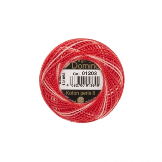 Domino Koton Perle No:8 Etamin ve Kanaviçe İpi 01203 Domino Koton Perle No:8 Etamin ve Kanaviçe İpi 01203