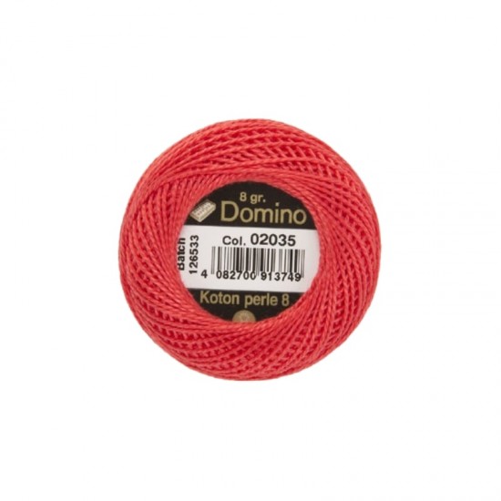 Domino Koton Perle No:8 Etamin ve Kanaviçe İpi 02035 Domino Koton Perle No:8 Etamin ve Kanaviçe İpi 02035