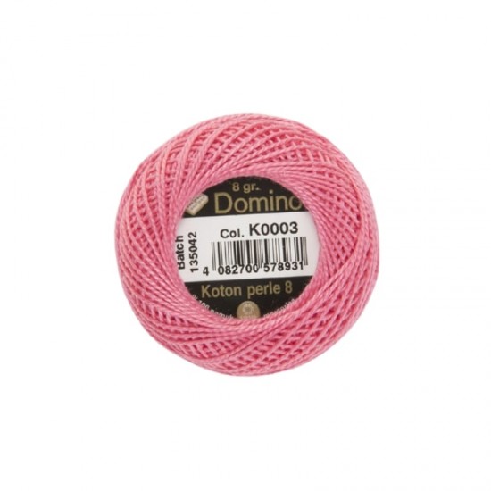 Domino Koton Perle No:8 Etamin ve Kanaviçe İpi K0003 Domino Koton Perle No:8 Etamin ve Kanaviçe İpi K0003