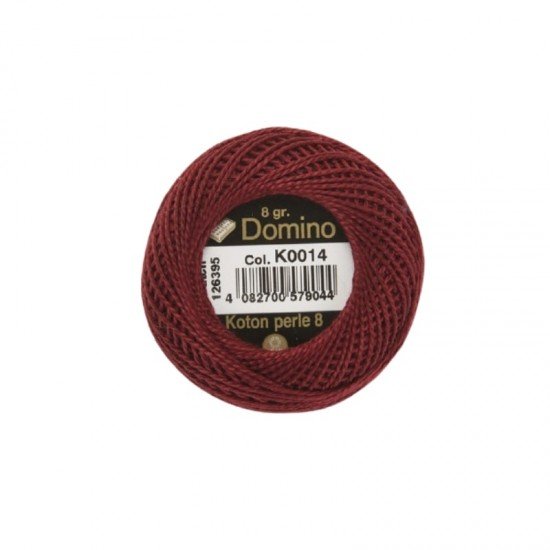 Domino Koton Perle No:8 Etamin ve Kanaviçe İpi K0014 Domino Koton Perle No:8 Etamin ve Kanaviçe İpi K0014