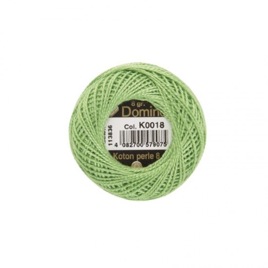 Domino Koton Perle No:8 Etamin ve Kanaviçe İpi K0018 Domino Koton Perle No:8 Etamin ve Kanaviçe İpi K0018