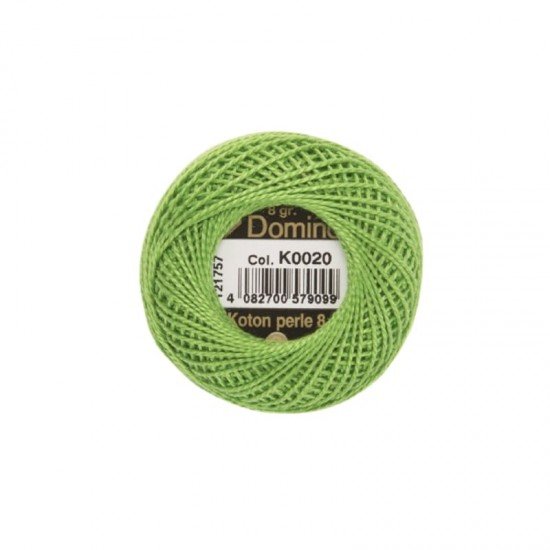 Domino Koton Perle No:8 Etamin ve Kanaviçe İpi K0020 Domino Koton Perle No:8 Etamin ve Kanaviçe İpi K0020