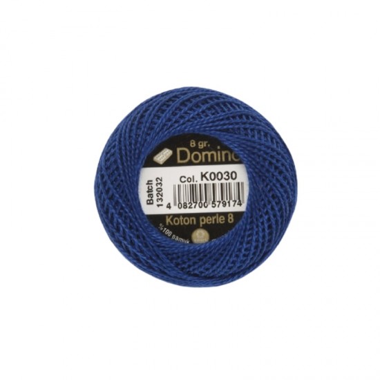 Domino Koton Perle No:8 Etamin ve Kanaviçe İpi K0030 Domino Koton Perle No:8 Etamin ve Kanaviçe İpi K0030