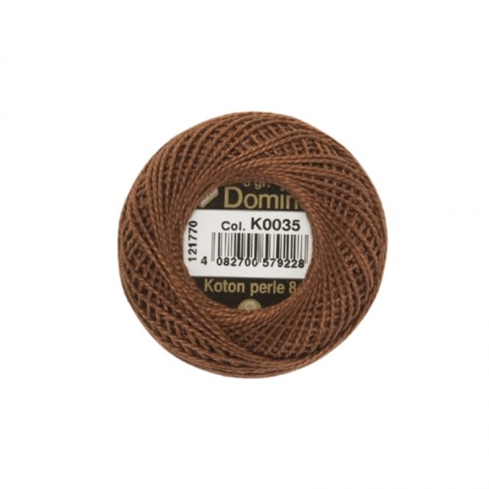 Domino Koton Perle No:8 Etamin ve Kanaviçe İpi K0035 Domino Koton Perle No:8 Etamin ve Kanaviçe İpi K0035