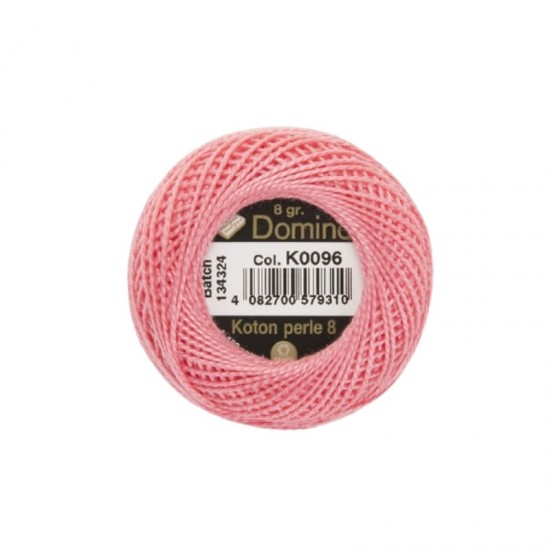 Domino Koton Perle No:8 Etamin ve Kanaviçe İpi K0096 Domino Koton Perle No:8 Etamin ve Kanaviçe İpi K0096