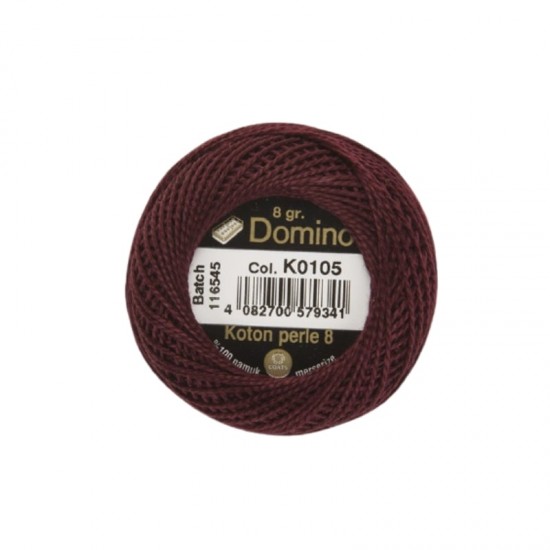 Domino Koton Perle No:8 Etamin ve Kanaviçe İpi K0105 Domino Koton Perle No:8 Etamin ve Kanaviçe İpi K0105