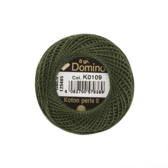 Domino Koton Perle No:8 Etamin ve Kanaviçe İpi K0109 Domino Koton Perle No:8 Etamin ve Kanaviçe İpi K0109
