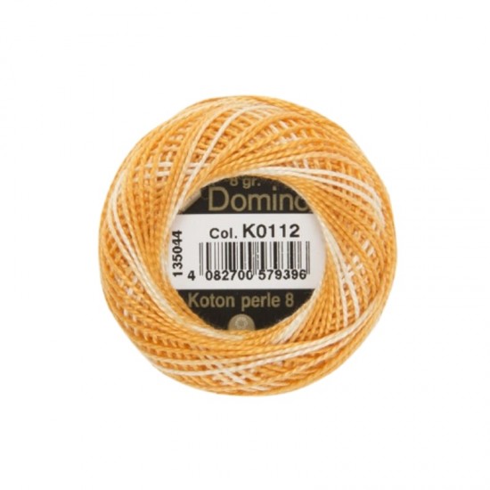 Domino Koton Perle No:8 Etamin ve Kanaviçe İpi K0112 Domino Koton Perle No:8 Etamin ve Kanaviçe İpi K0112