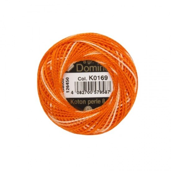 Domino Koton Perle No:8 Etamin ve Kanaviçe İpi K0169 Domino Koton Perle No:8 Etamin ve Kanaviçe İpi K0169